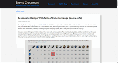 Desktop Screenshot of brentgrossman.com