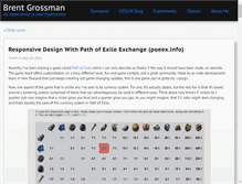 Tablet Screenshot of brentgrossman.com